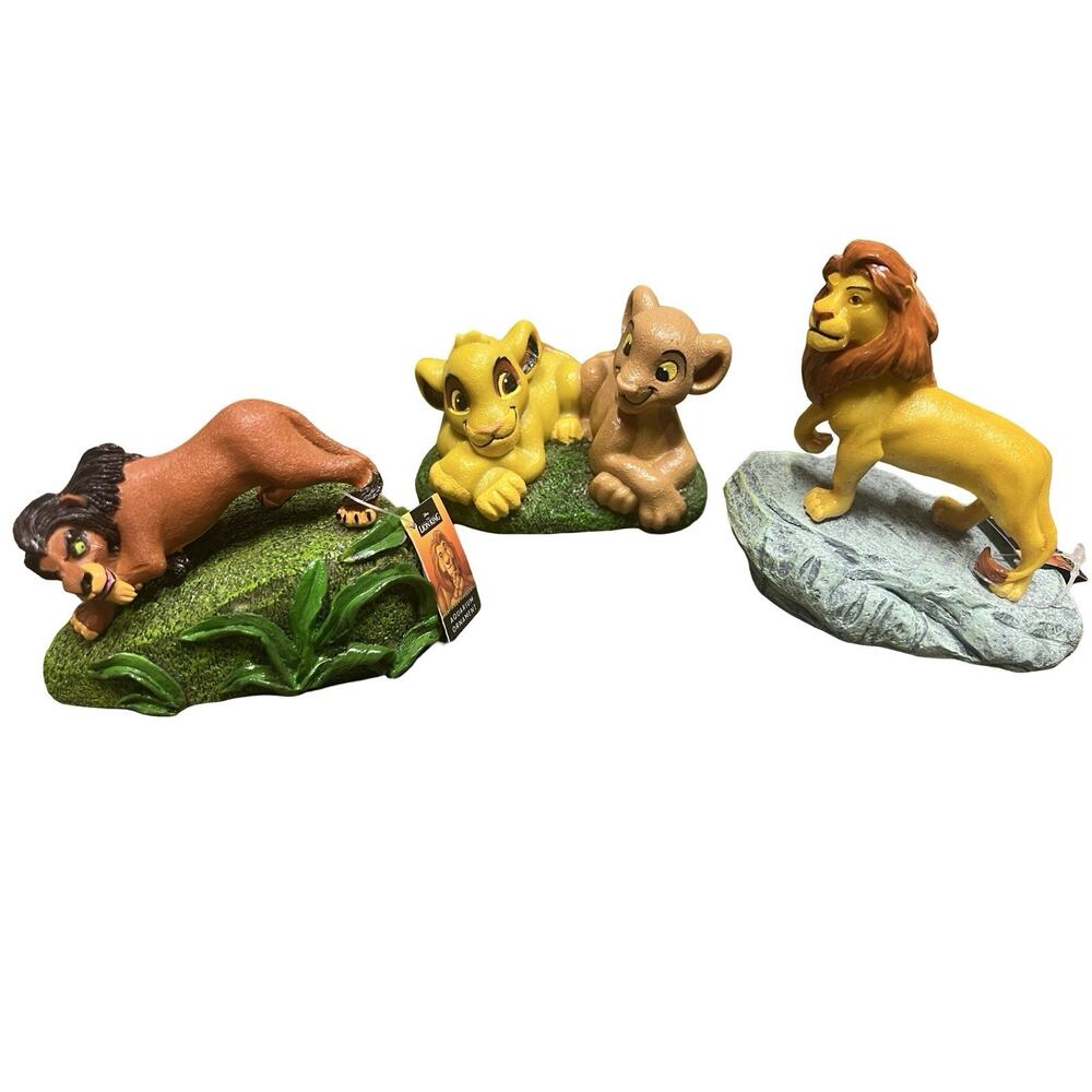 NWT Disney Lion King Lot of 3 Aquarium Ornament Fish Tank Decor